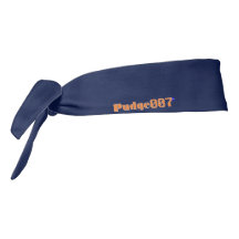 Pudge007 Logo DARK BLUE (Side) Bandanna