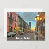 Puebla, Mexique Carte postale (Devant / Derrière)