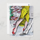 Pueblo Blanco Tango Briefkaart (Voorkant / Achterkant)