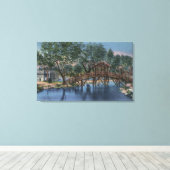 Pueblo, Colorado - Boat House & Rustic Canvas Afdruk (Insitu (Houten vloer))