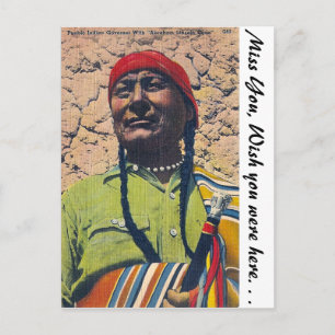 Pueblo Indian Briefkaart