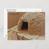 Pueblo Indians die Oven koken/pakken Briefkaart (Voorkant / Achterkant)