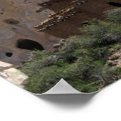 Pueblo Ruins in Bandelier National Monument, N.M. Poster (Hoek)