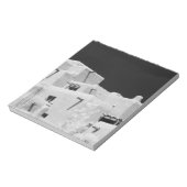 Pueblo stijl adobe herberg bij Loretto, Santa Fe, Notitieblok (Gedraaid)