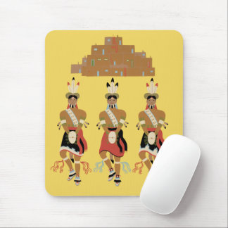 Pueblo Turtle Dancers Mousepad Muismat