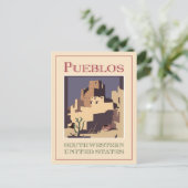 Pueblos Southwest Briefkaart (Staand voorkant)