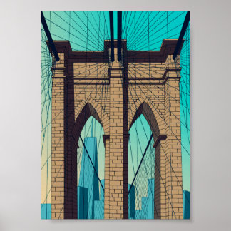 Puente de Brooklyn Poster