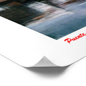 Puente del Puerto (Camariñas. A Coruña) Poster (Hoek)