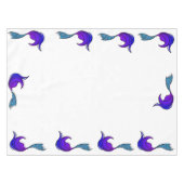 Pueple et Blue Mermaid Tail nappe (Devant (Horizontal))