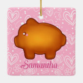 Puerquito de Piloncillo Pan Dulce Keramisch Ornament (Achterkant)