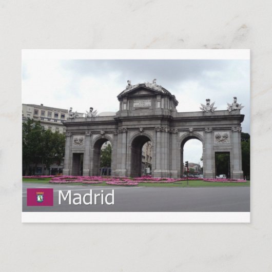 Puerta de Alcalá, Madrid Briefkaart (Voorkant)