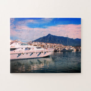 Puerto Banus haven Spanje Legpuzzel