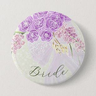 Puerto Madero doorzichte strik op Sage Bruids Kno Ronde Button 7,6 Cm