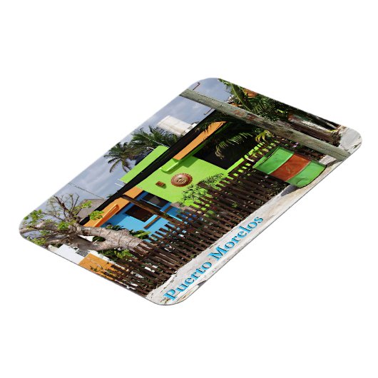 Puerto Morelos Casa Magnet Magneet (Linkerzijde)