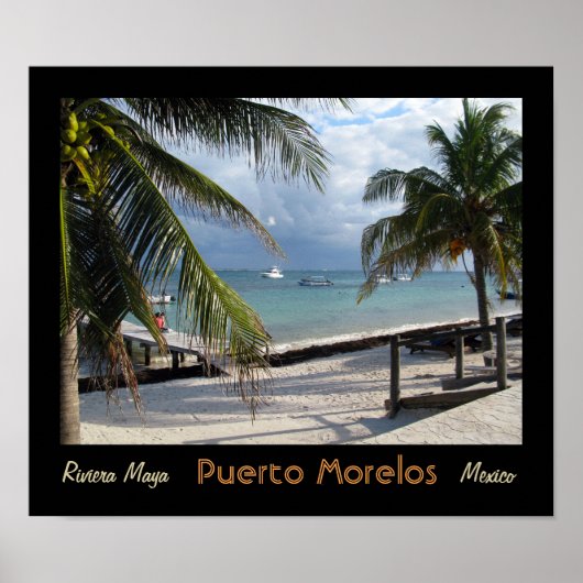 Puerto Morelos Poster (Voorkant)