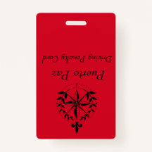 Puerto Paz - Driving Penalty Card (rood)