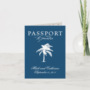 Puerto Peñas Mexico Passport Uitnodiging voor een
