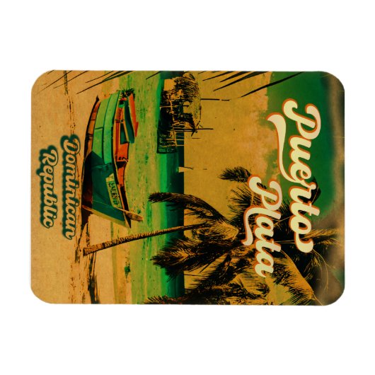 Puerto Plata Dominicaanse Republiek - Souvenir Magneet (Horizontaal)