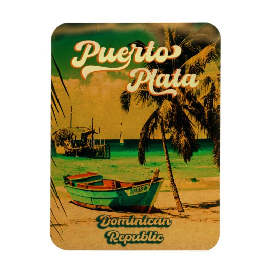 Puerto Plata Dominicaanse Republiek - Souvenir Magneet (Verticaal)