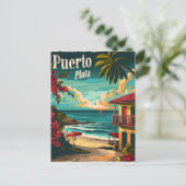 Puerto Plata: Tropisch strand Briefkaart (Staand voorkant)