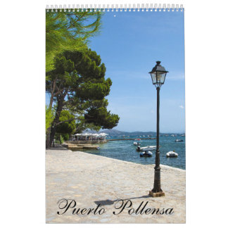 Puerto Pollensa Calendar (één pagina rechtop) Kalender