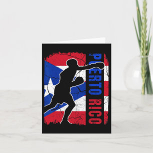 Puerto Ricaans boxingteam Puerto Rico Flag Boxing  Kaart