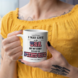 Puerto Ricaans erfgoed Puerto RIco USA Quote Koffiemok