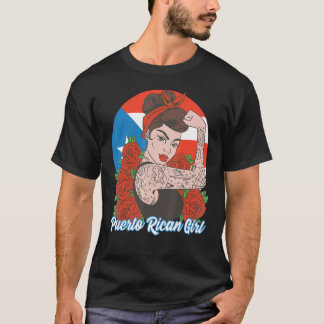 Puerto Ricaans Meisje Puerto Rico Vrouwen Boricua T-shirt