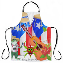 Puerto Ricaanse culinaire kookcadeau schort
