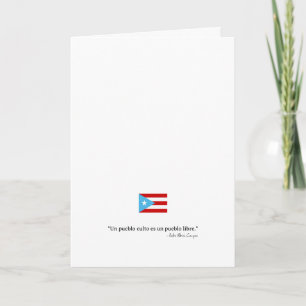 Puerto Ricaanse diploma-uitreiking kaart – Albizu 