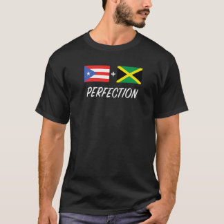 Puerto Ricaanse Jamaicaanse Vlag Puerto Rico Jamai T-shirt