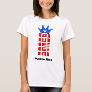 Puerto Ricaanse koningin T-shirt