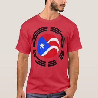 Puerto Ricaanse Koreaanse Multinationale Patriot F T-shirt