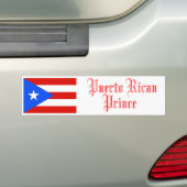 Puerto Ricaanse Prins, Bumpersticker (Op auto)