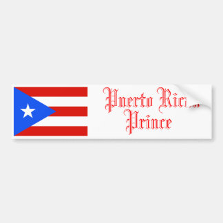 Puerto Ricaanse Prins, Bumpersticker