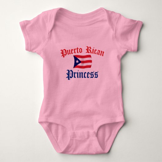 Puerto Ricaanse prinses Romper (Voorkant)
