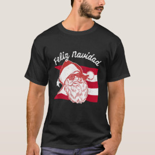 Puerto Ricaanse Santa Shirten Puerto Rico Vlag Fel T-shirt