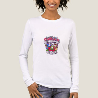 Puerto Ricaanse trots Soy vrouwen lange mouw Tri-Blend Shirt