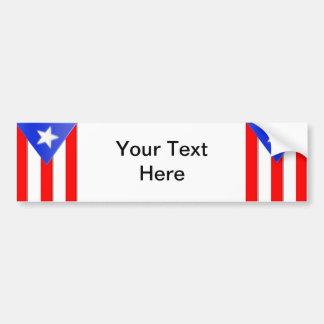 Puerto Ricaanse vlag Bumpersticker