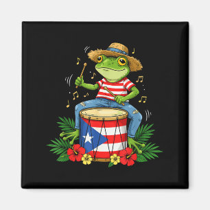 Puerto Ricaanse Vlag Coqui Kikker Puerto Rico Hisp Magneet