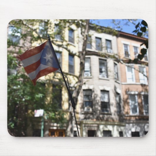 Puerto Ricaanse vlag Hogere West Side New York NYC Muismat (Voorkant)