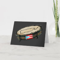 Puerto Ricaanse vlag Pandera Boricua Map