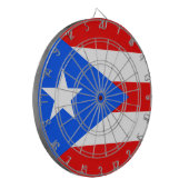 Puerto Ricaanse vlag (Puerto Rico) Dartbord (Voorkant Links)