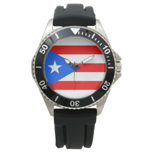 Puerto Ricaanse vlag (Puerto Rico) Horloge