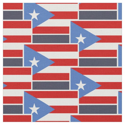 Puerto Ricaanse vlag Stof (Close Up)