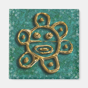 Puerto Ricaanse zon petroglyph magneet