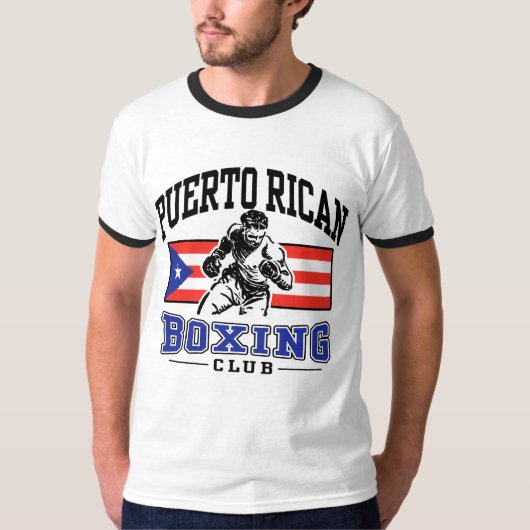 Puerto Rican Boxing T-shirt (Voorkant)