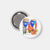 Puerto Rican Cultural Home Accent Magnet (Recto/Verso)