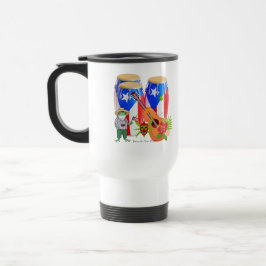 Puerto Rican Cultural On-the-Go Cup Reisbeker