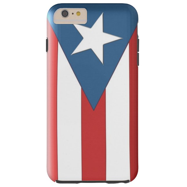 Puerto Rican Flag Hoesje iPhone 6 Plus (Achterkant)